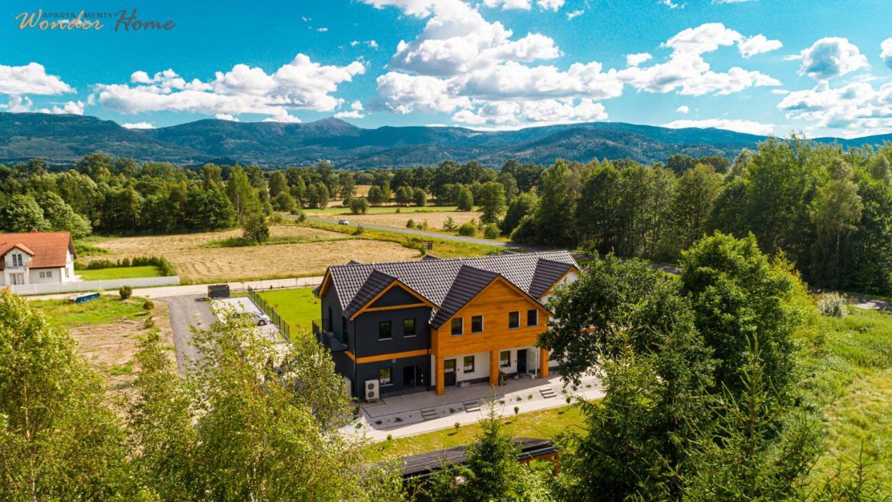 Wonder Home - Apartamenty Halo Karkonosze Z Ogrodem, Sezonowym Basenem, Placem Zabaw I Widokiem Na Sniezke - Zlokalizowane Blisko Karpacza Мислаковіце Екстер'єр фото